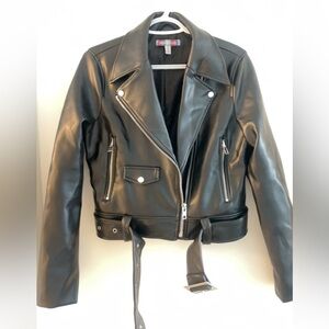 Faux Leather Jacket